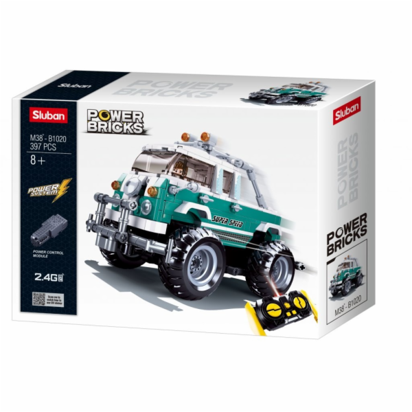 Sluban Power Bricks M38-B1020 Monster SUV vůz R/C T2 na d...