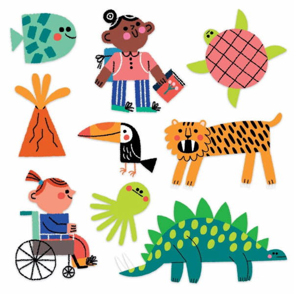 Mudpuppy Puzzle skládej a hledej "Přírodovědné muzeum" 64...