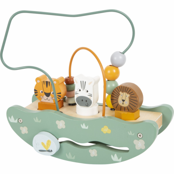 small foot Motorický labyrint s houpačkou Safari