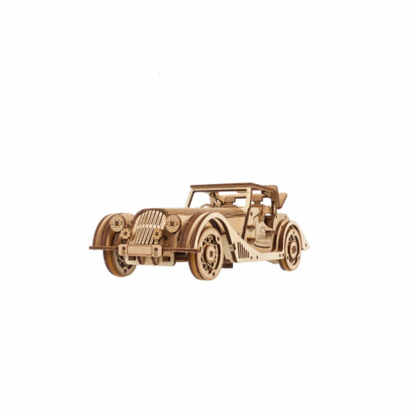 Ugears 3D dřevěné mechanické puzzle Sportovní auto Rapid ...
