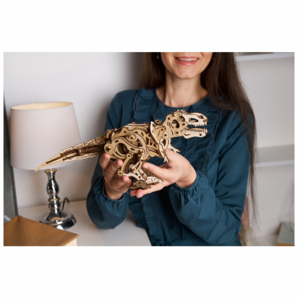 Ugears 3D dřevěné mechanické puzzle Tyrannosaurus Rex