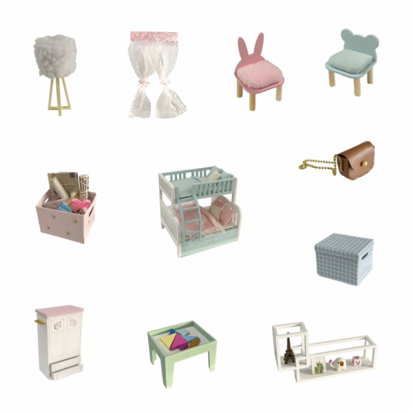 2Kids Toys miniatura domečku Útulný dětský pokoj