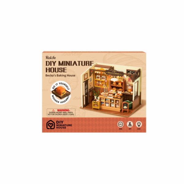 RoboTime 3D miniatura domečku Pekárna