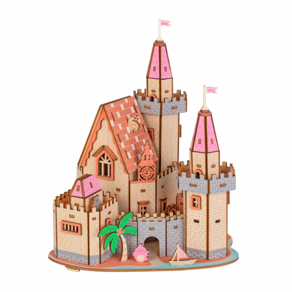 Woodcraft Dřevěné 3D puzzle Hrad na pláži