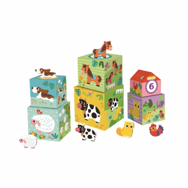 2Kids Toys Kostky se zvířátky Farma