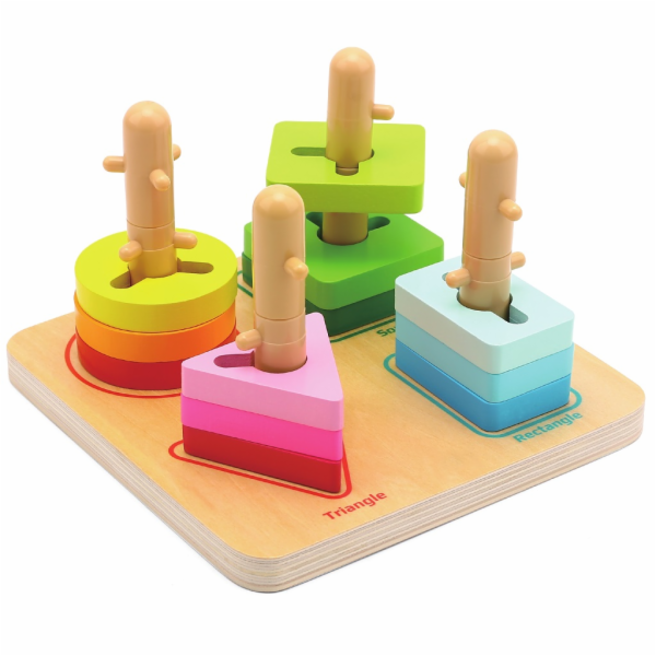 2Kids Toys Nasazování geometrické tvary