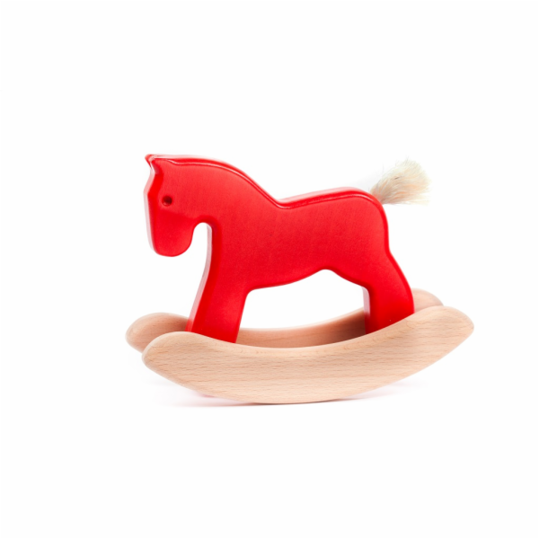 Bajo Mini houpací kůň červený