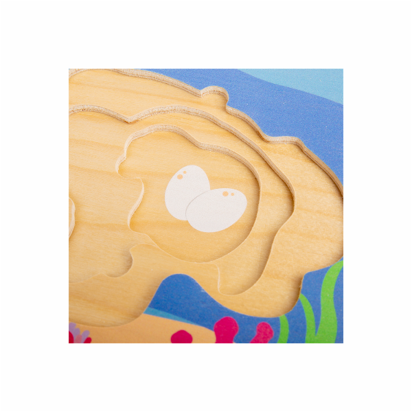 Bigjigs Toys Puzzle Životní cyklus želvy