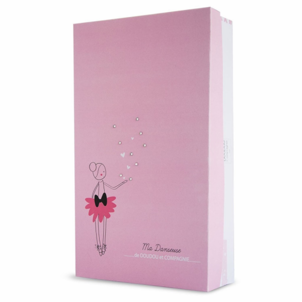 Doudou Jolijou Panenka baletka Lily Rose 36 cm