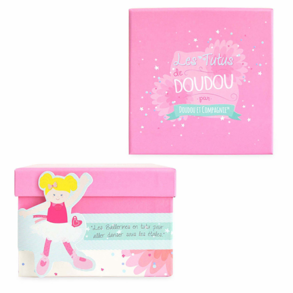 Doudou Jolijou Panenka mini baletka "Les Tutus" 23 cm svě...