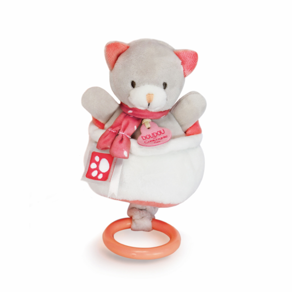 Doudou Plyšová hudební hračka 20 cm králíček