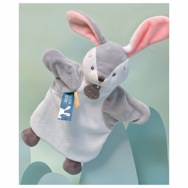 Doudou Plyšový maňásek králíček 25 cm