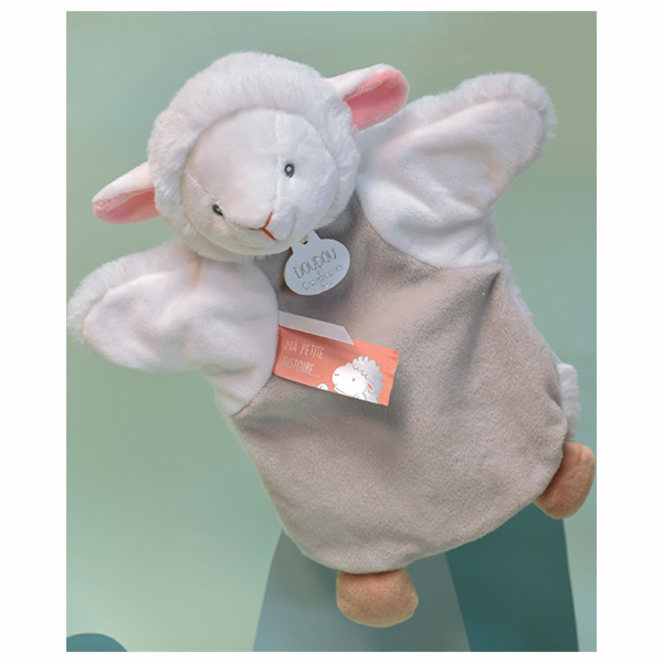 Doudou Plyšový maňásek ovečka 25 cm