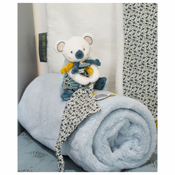 Doudou Dárková sada - plyšová koala Yoca a muchlánek