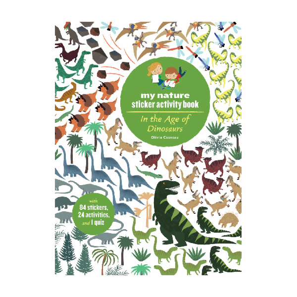 Chronicle Books Kniha aktivit se samolepkami V době dinos...