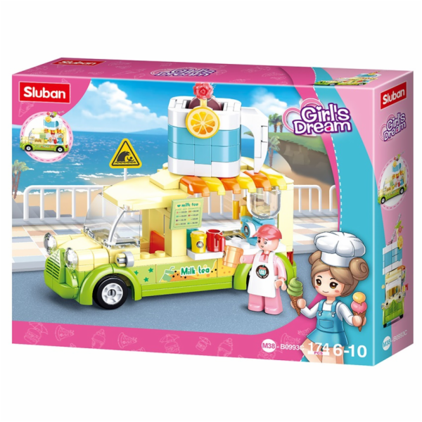 Sluban Girls Dream M38-B0993C Smoothie vůz