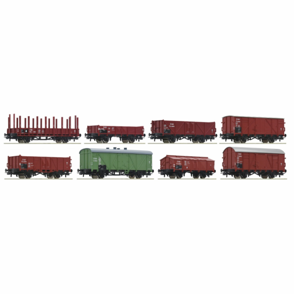 Roco 8dílná souprava nákladních vozů  ČSD - 44001