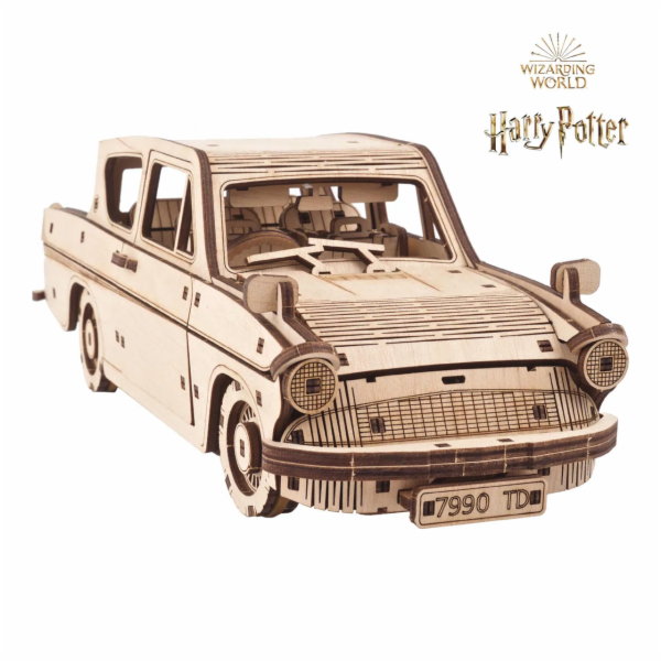 Ugears 3D dřevěné mechanické puzzle Harry Potter Létající...