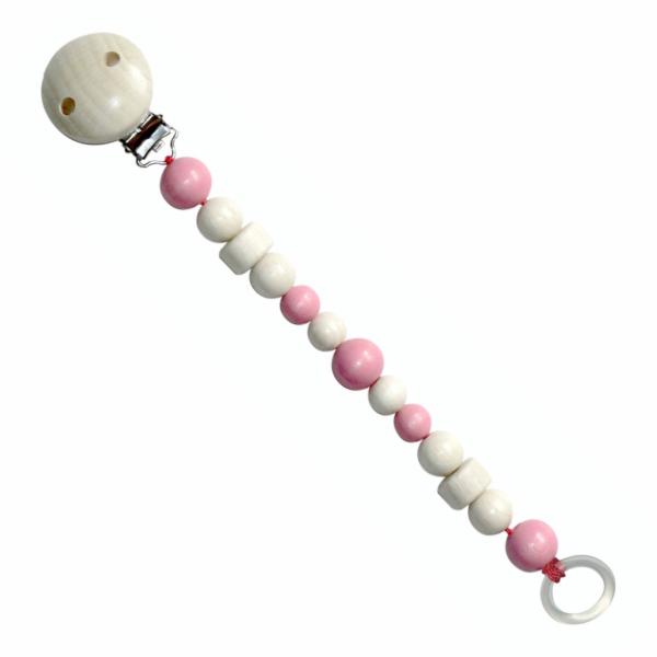 Hess Klips na dudlík světle růžový