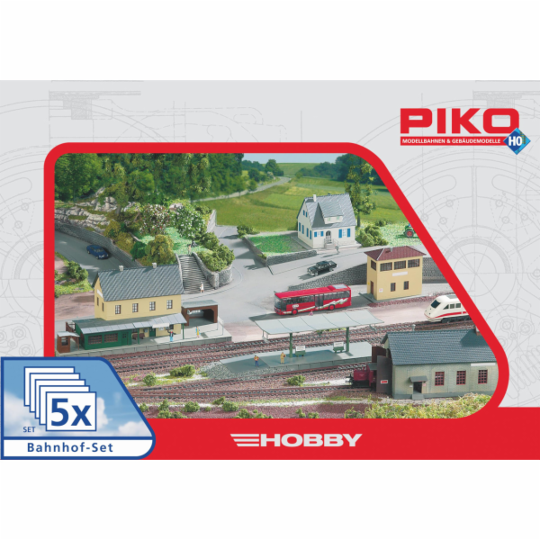 Piko Hobby sada staveb Nádraží Neustadt 5 dílů - 61923