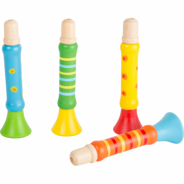 small foot Dřevěná trumpetka 1 ks