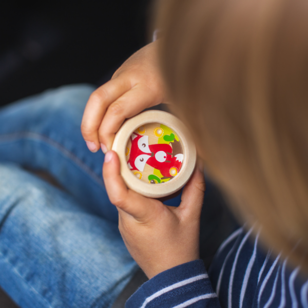 Bigjigs Toys hra minilabyrint zvířátka 1ks Veverka