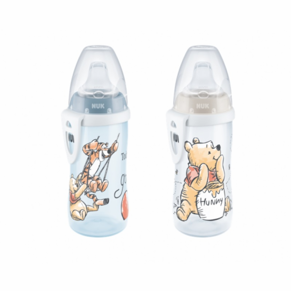 Dětská láhev NUK Active Cup Disney Medvídek Pú 300 ml modrá