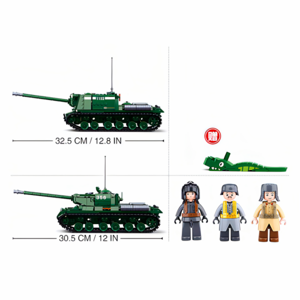 Sluban Bitva o Budapešť M38-B0979 Sovětský těžký tank IS-...