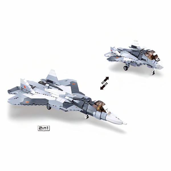 Sluban Model Bricks M38-B0986 Proudový stíhací letoun Su-...
