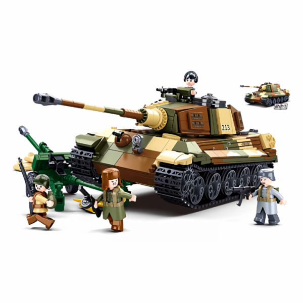 Sluban Bitva o Budapešť M38-B0980 Německý těžký tank Tige...