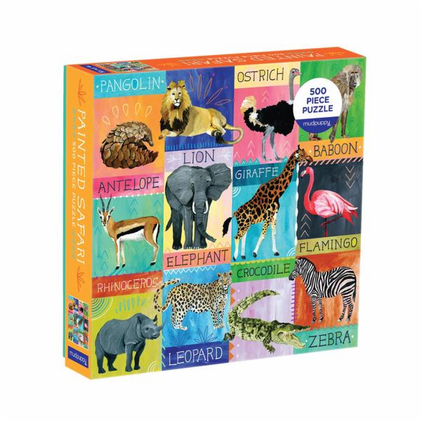 Mudpuppy Puzzle Safari koláž 500 dílků