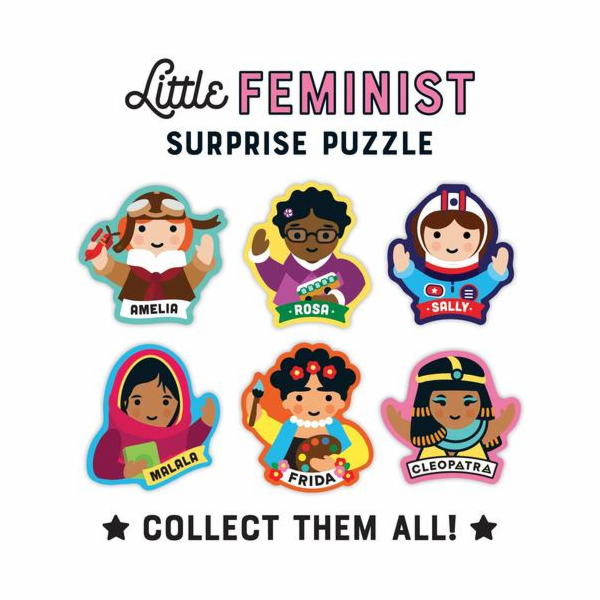 Mudpuppy Puzzle s překvapením Feminist 70 dílků