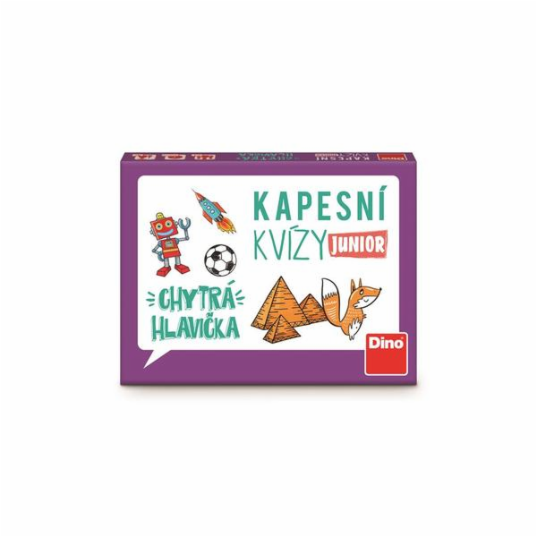 Dino Kapesní kvízy JUNIOR Chytrá hlavička