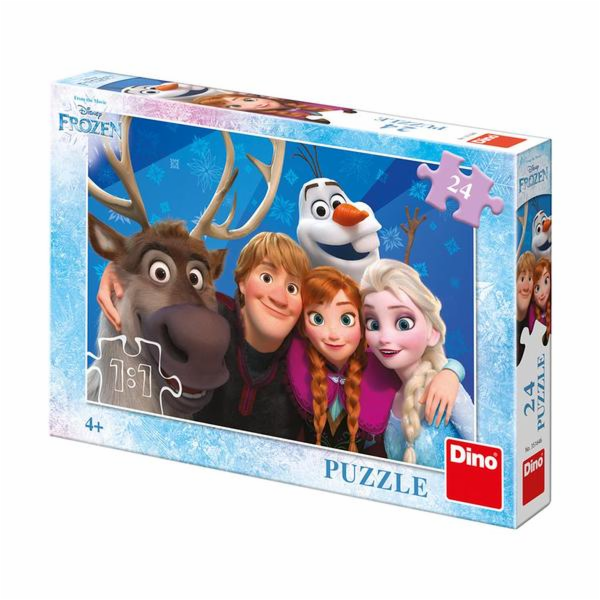 Dino Puzzle Frozen selfie 24 dílků