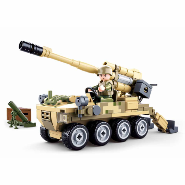 Sluban Army Model Bricks M38-B0751 Mobilní kanón 8x8 s po...