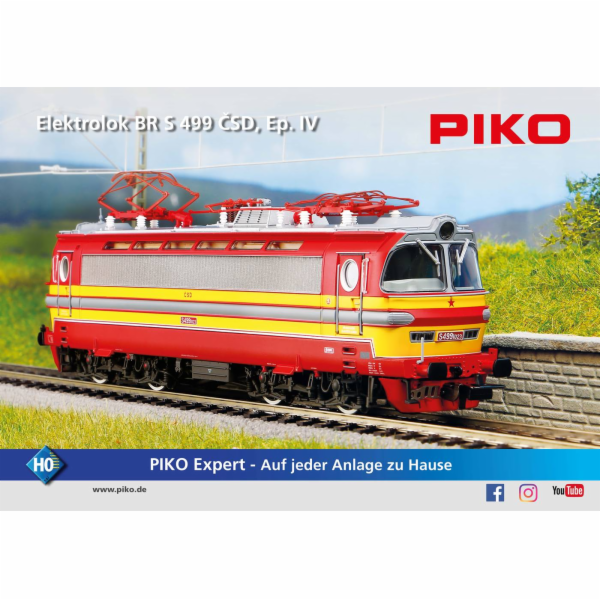 Piko Elektrická lokomotiva vč. dig. dekodéru S 499.1 „Lam...
