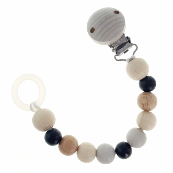 Hess Klips na dudlík Natural černá