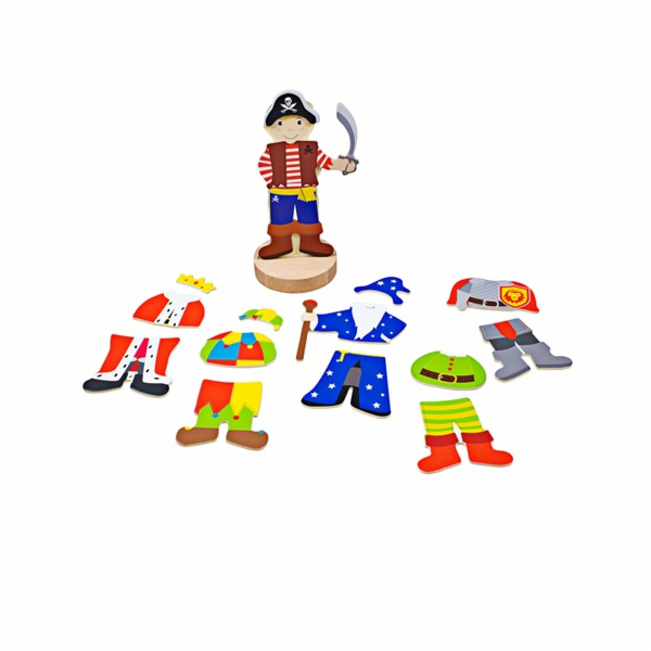Bigjigs Toys Magnetické oblékací puzzle mystické postavy