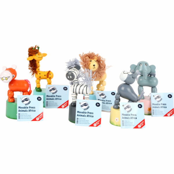 small foot Sada mačkací zvířátko Afrika 6 ks
