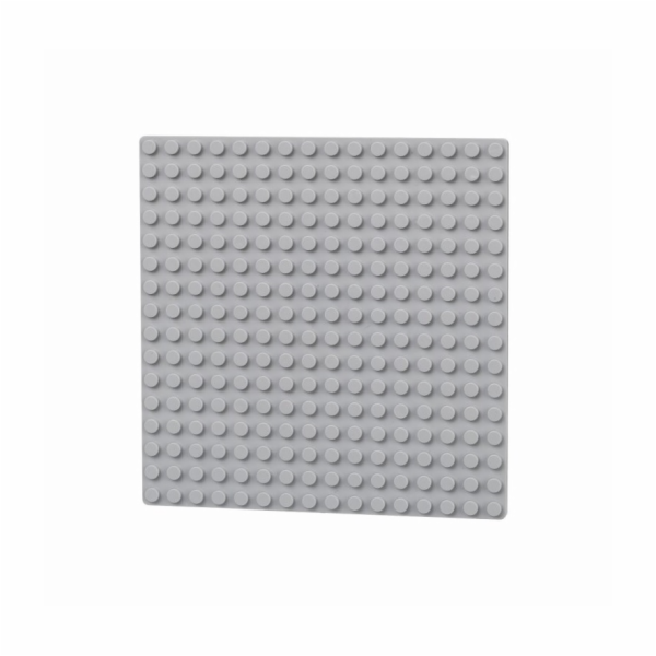 L-W Toys Oboustranná deska 16x16 světle šedá