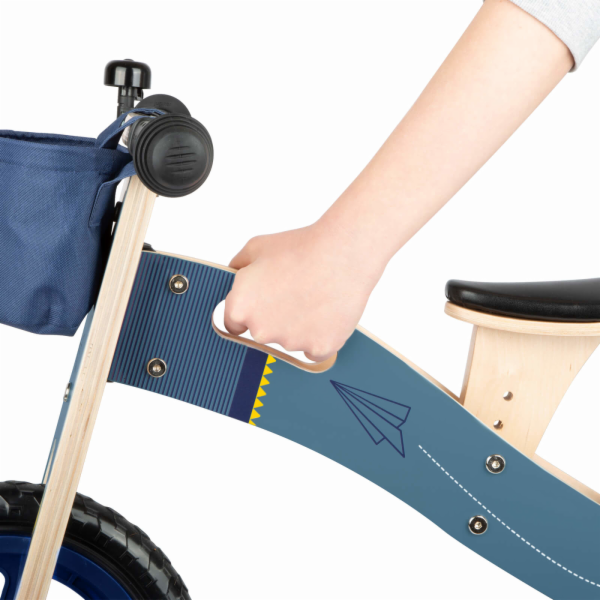 small foot Dřevěné odrážedlo Airplane modré