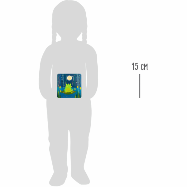 small foot Vrstvené puzzle princ žabák