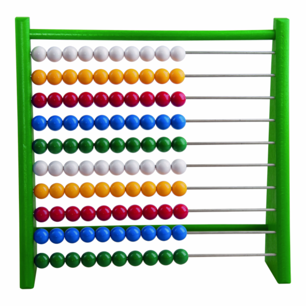 Detoa Počítadlo dřevěné modré půlené