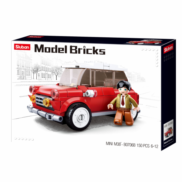 Sluban Modely M38-B0706B Mini vůz