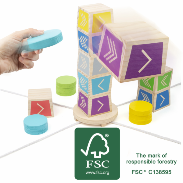 small foot Shoď nejvyšší kostku