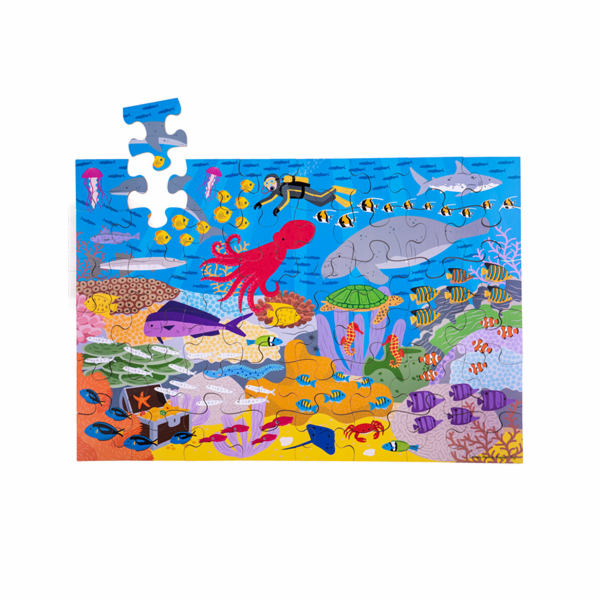 Bigjigs Toys Podlahové puzzle Podmořský svět 48 dílků