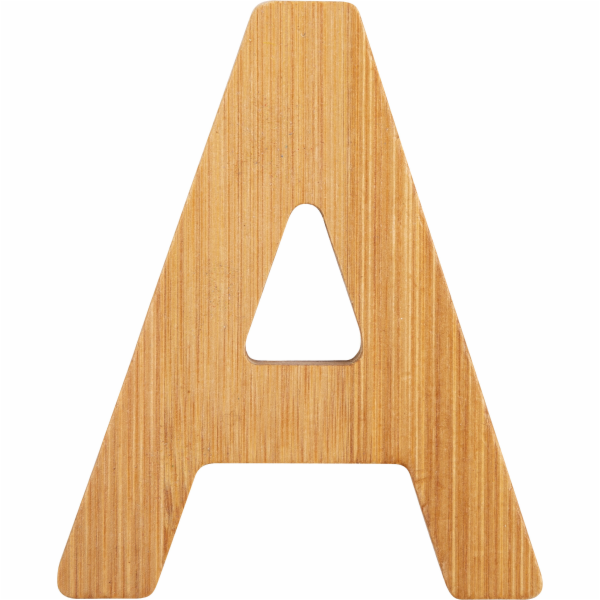 small foot Bambusové písmeno A