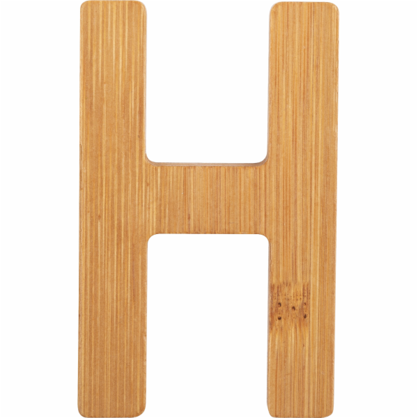 small foot Bambusové písmeno H