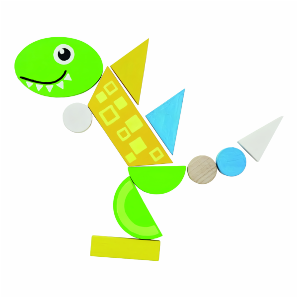 Detoa Magnetické puzzle DINO