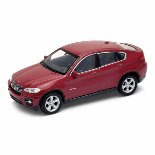 Welly - BMW X6 model 1:34 červené